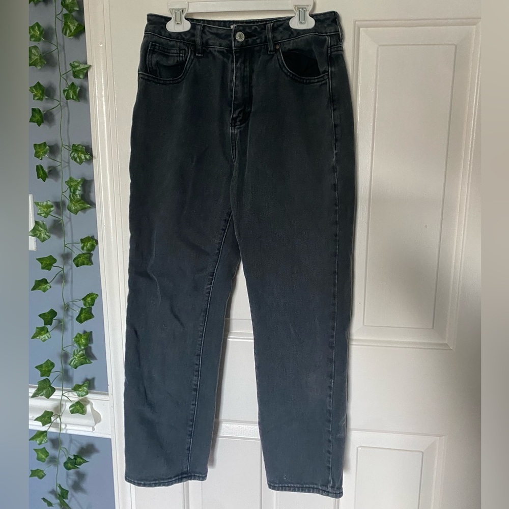 Pacsun black mom jean size 25